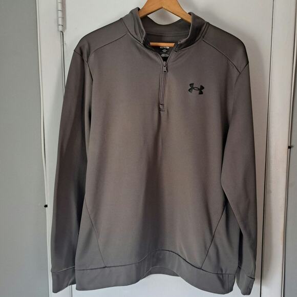 Under Armour Other - Under Armour Loose Fit 1/4 Zip Pullover Men's XL Gray